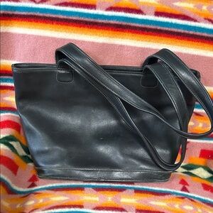 Coach Leather Tote Bag